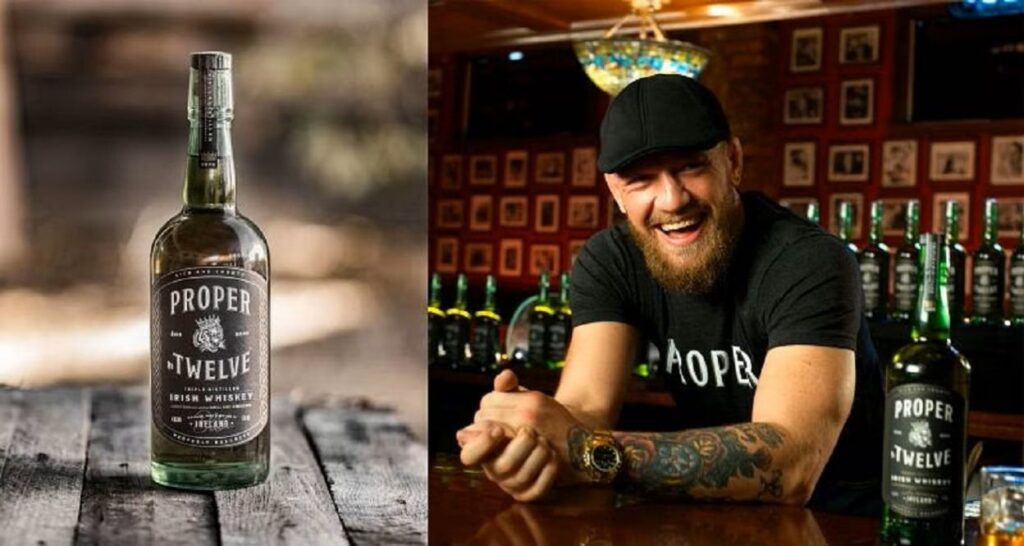 How much did Conor McGregor sell his whiskey company for?