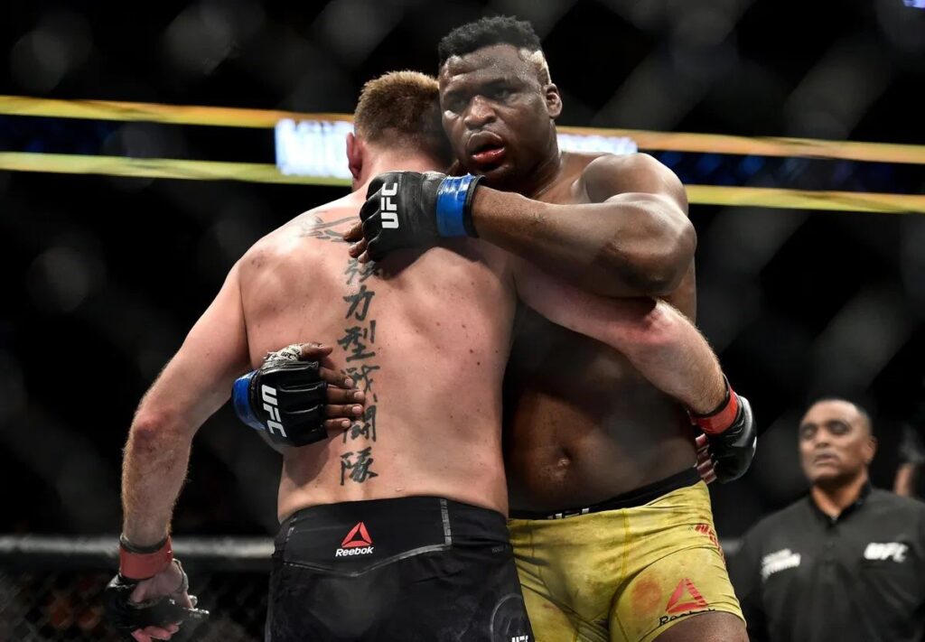 Which fighters have beaten former UFC champion Francis Ngannou?