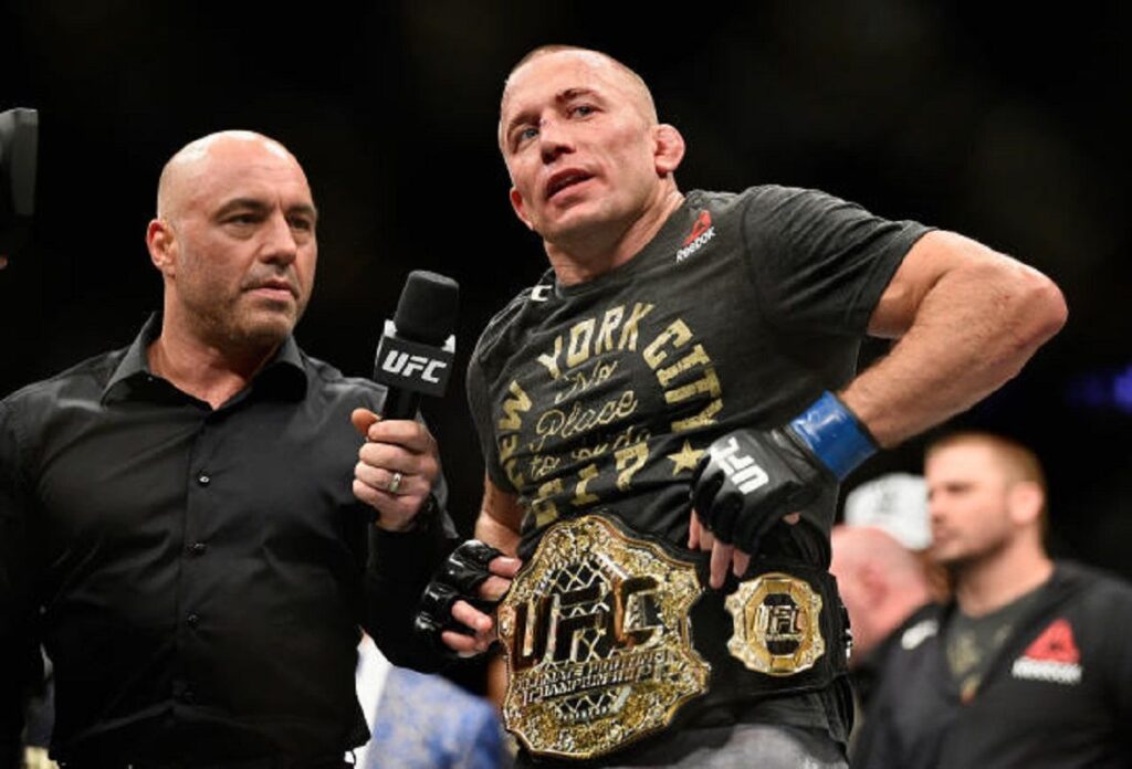 When did Georges St-Pierre retire from the UFC?
