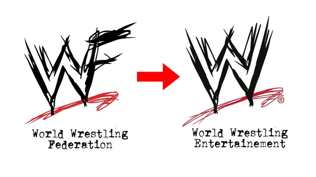 Why did WWF change its name to WWE?