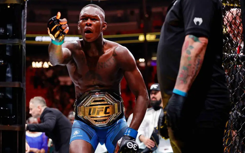 Israel Adesanya slams Dricus du Plessis for backtracking on previous comments – “Don’t back play the victim”