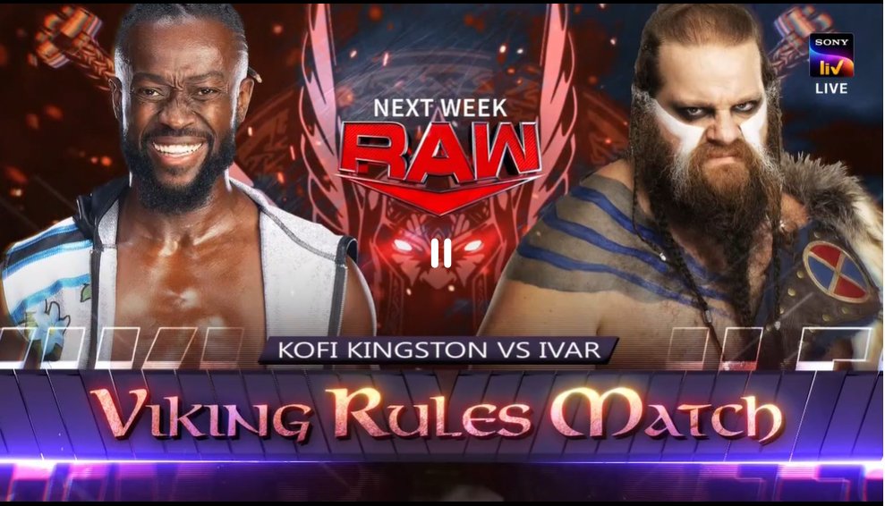 WWE Raw Match Cards
